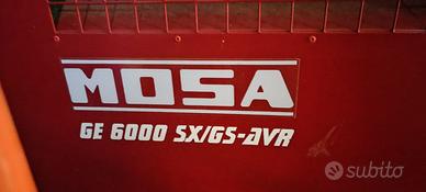 Gruppo Mosa 6Kw monofase 220V