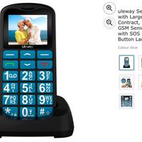 Telefono per anziani, numeri grandi, SOS