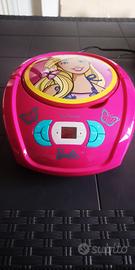 Lettore cd radio fm Barbie 