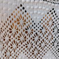 ANTICO COPRILETTO IN COTONE REALIZZATO A MANO