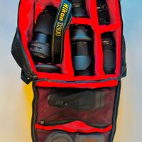 Nikon D300 con obiettivi e accessori – funzionante