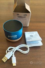 Mini altoparlante bluetooth speaker logo Prolife
