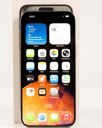Iphone 15 Pro Max 512 GB settembre 2024 garanzia