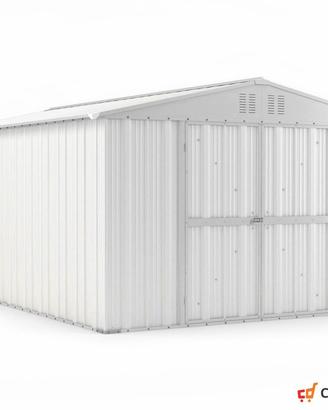 Box capanno acciaio lamiera 327x459 cm bianco