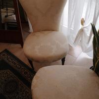 Poltroncina e sgabellino anni 50 