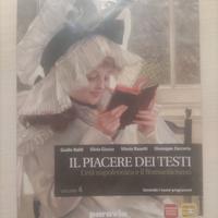 libro di italiano-IL PIACERE DEI TESTI. VOLUME 4.