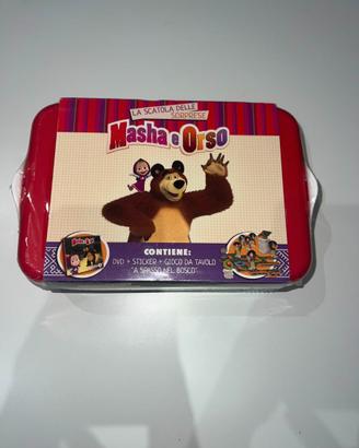 Masha e Orso - Scatola rigida DVD+ Stiker + Gioco