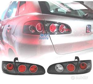 FANALI SEAT IBIZA 6L 02-08 FONDO NERO