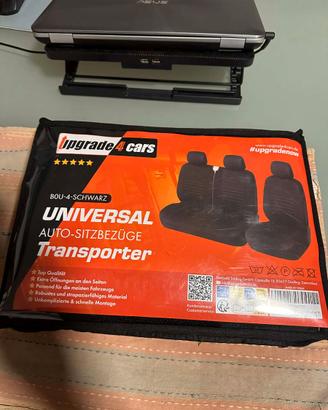 Coprisedili Furgone Upgrade4cars - 5 Pezzi, Nero
