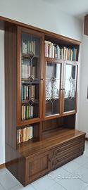 Mobile libreria con vetrinetta
