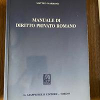 "Manuale di Diritto Privato Romano" di M. Marrone