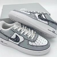 scarpe nike air force 1 effetto cartoon