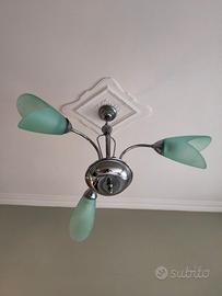 Eleganti coppette paralume in vetro Madras verde