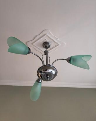 Eleganti coppette paralume in vetro Madras verde