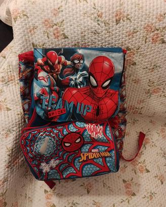 Zaino Spiderman come nuovo 