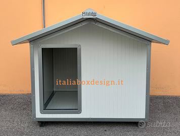 Cuccia per cani a casetta coibentata