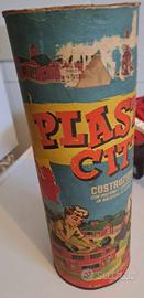 Scatola lego d’epoca con mattoncini