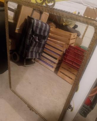 Specchio 50 x 70 e portaombrelli artigianale.