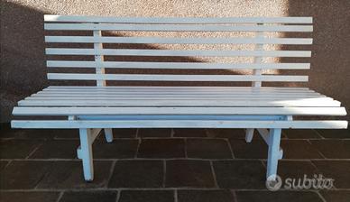 Panchina da giardino 150 cm x 80 cm x 40 cm