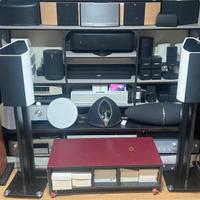 casse hifi da pavimento e libreria