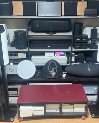 casse hifi da pavimento e libreria