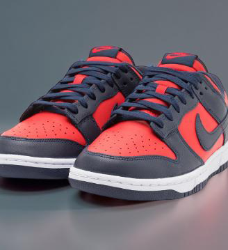 Nike Dunk Low rosso blu Originali Nuove Taglia 40