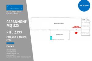 Capannone 335 mq Caerano S. Marco (TV) Rif. 2399
