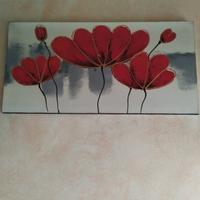 dipinto olio su tela vintage 