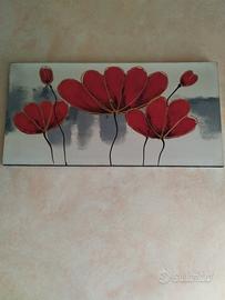 dipinto olio su tela vintage 