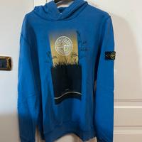 Felpa stone island con cappuccio