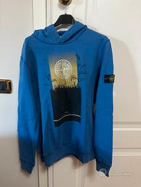 Felpa stone island con cappuccio