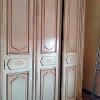 Armadio stile decapé anni 90, 5 ante