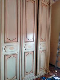 Armadio stile decapé anni 90, 5 ante