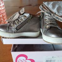 scarpe dorate bimba n.21