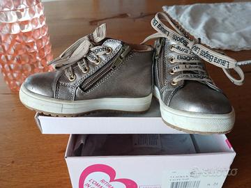 scarpe dorate bimba n.21