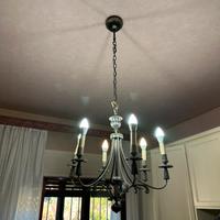 Lampadario con candele