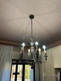 Lampadario con candele