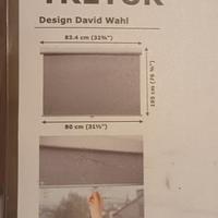 Tenda a rullo oscurante grigia