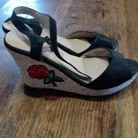 Sandali Zeppa Vintage "Dark Romance"