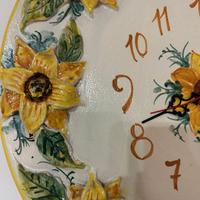 orologio ceramica Vietri 