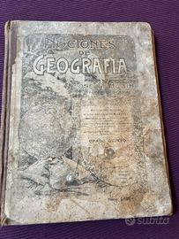 Libro Antico Nociones de Geografia 1910 Argentina