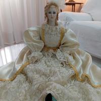 Antica Bambola XX secolo porcellana biscuit 