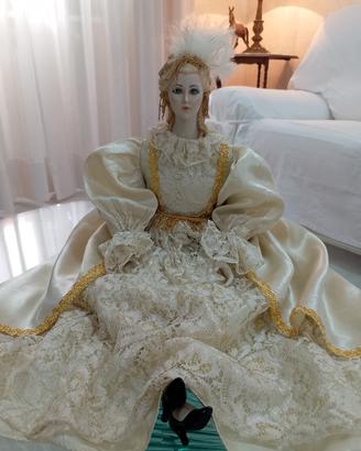 Antica Bambola XX secolo porcellana biscuit 