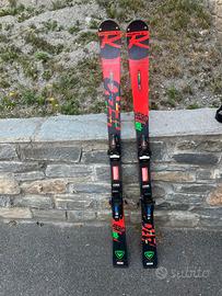 Sci rossignol hero SL 142 e attacchi