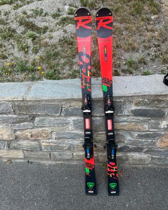 Sci rossignol hero SL 142 e attacchi