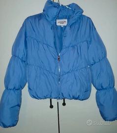 Bomber corto azzurro donna - stile Zara