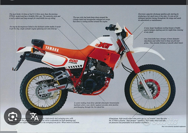 Xt 600 2kf rossa e bianca