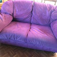 Divano due posti in alcantara