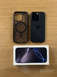 iPhone 16 Pro Nero 256GB - Cover e vetri omaggio 🎁