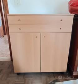 Mobiletto con 2 cassettini